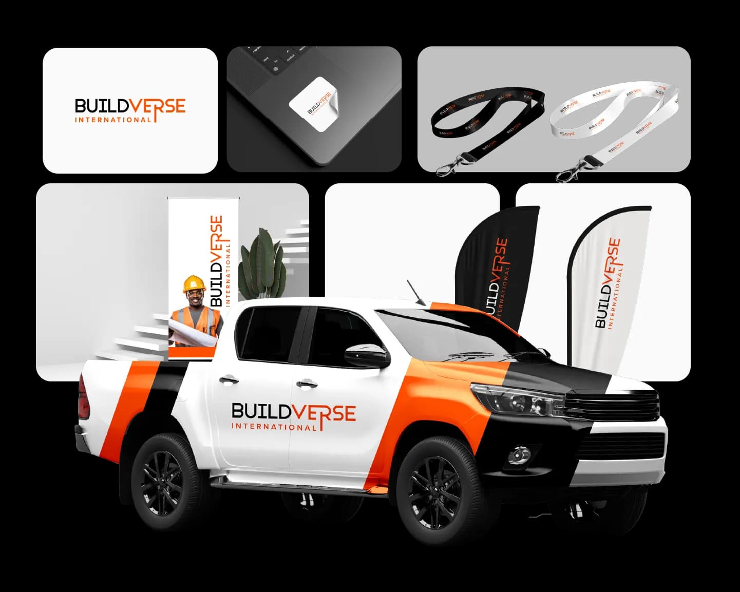 Buildverse logo and branding